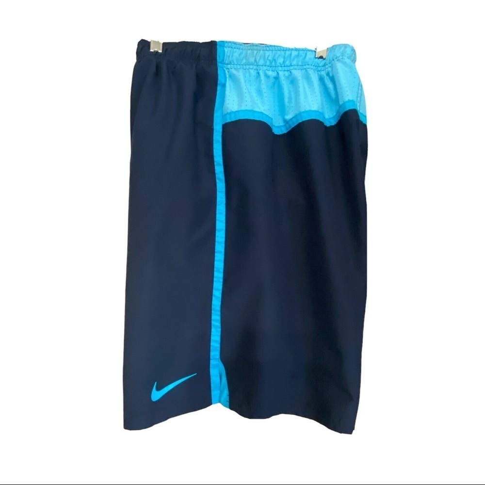 Nike Mens Navy/ Baby Blue Swim Trunks Mesh Lining Sz XL.
4157